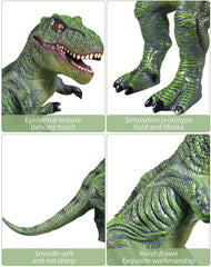 YONGJULE 28-inch T-Rex side view showing kid-friendly dinosaur design.