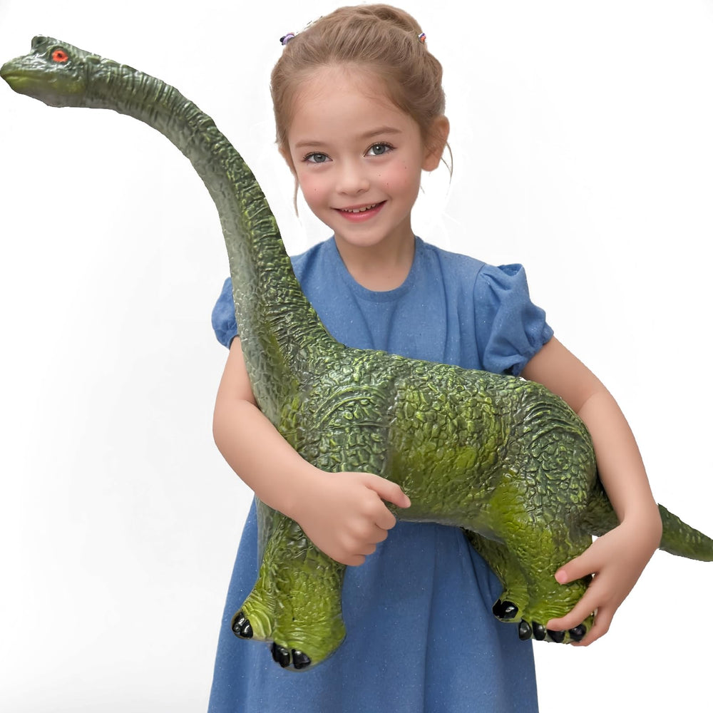 YONGJULE brachiosaurus 32-inch dinosaur toy serves as a bold playtime centerpiece.