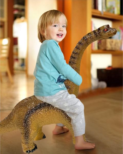 YONGJULE child-safe rubber dinosaur for durable, worry-free fun