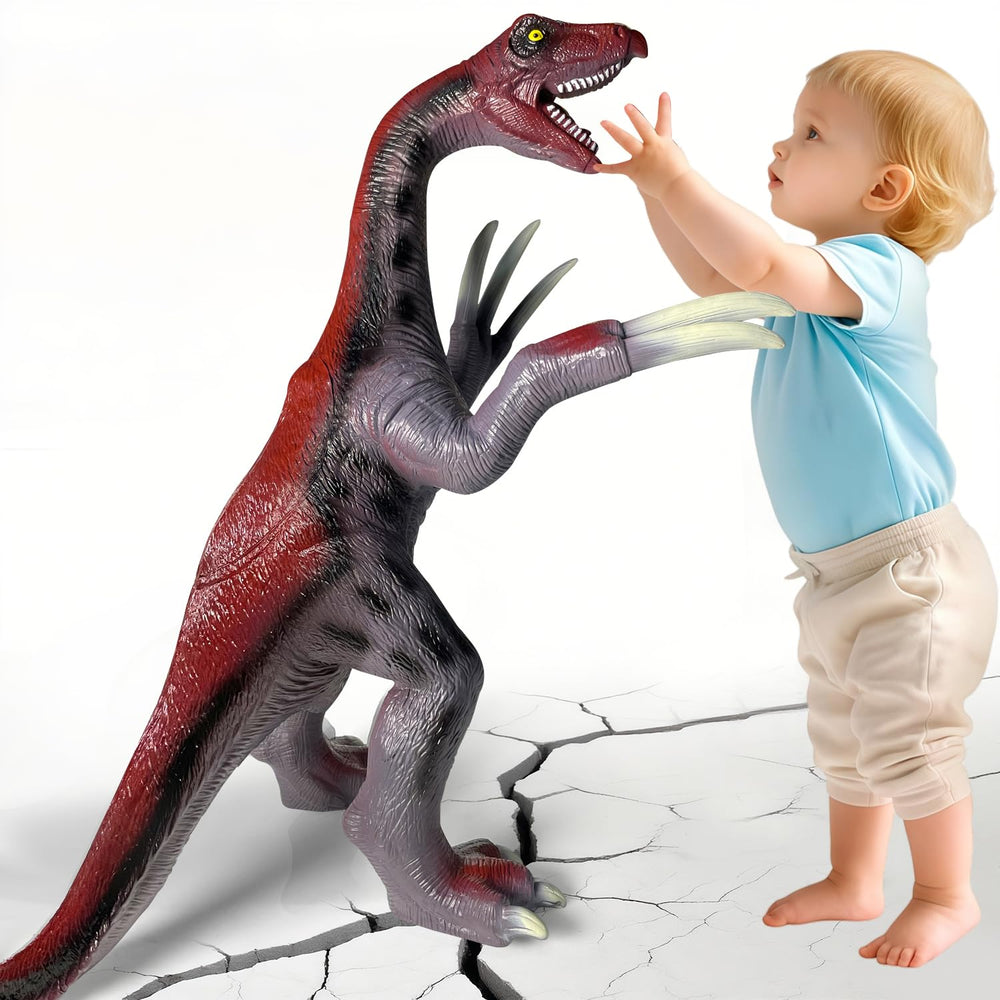 YONGJULE inflatable dino stands up easily for interactive storytelling
