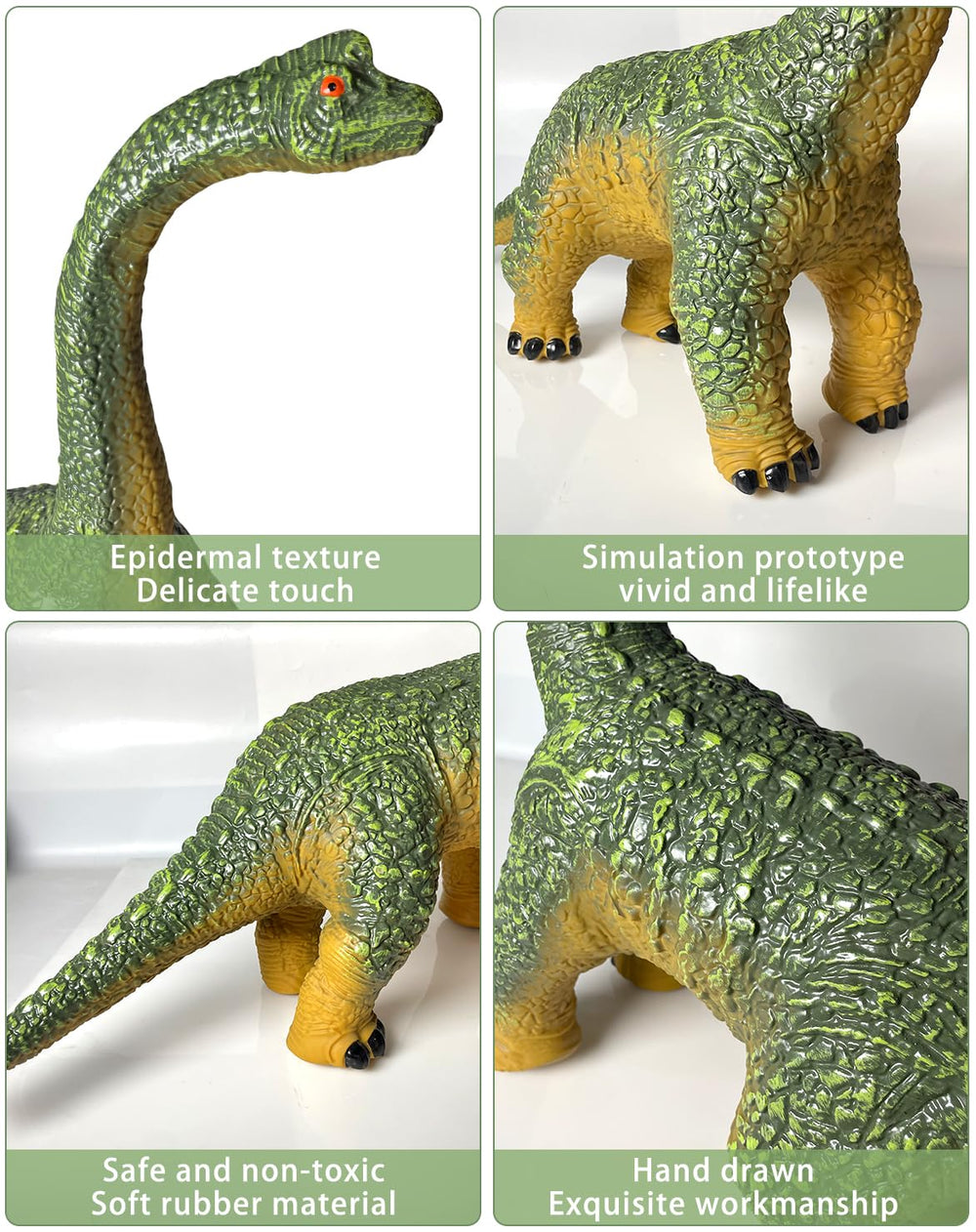 YONGJULE inflatable dinosaur stands up for dynamic, active play.