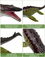 YONGJULE realistic-detailed mosasaurus close-up to spark curiosity