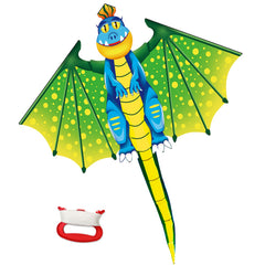 YongnKids dinosaur kite, 120x210cm, easy to fly for beach and park adventures