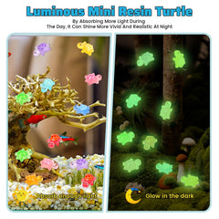 Small Yonseng resin turtles fit micro landscapes and nail art projects