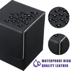Yookeer sealed lid deck box protects interior cards during movement.