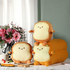 Yookeer kawaii bread plush pack; brighten living spaces with smiles.