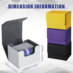 Yookeer purple textured leather deck box highlighting durability.
