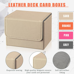 Yookeer sand leather deck box with non-slip surface for confident handling