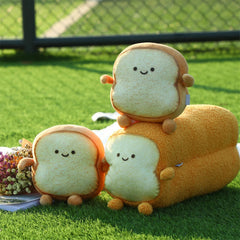 Yookeer toast plush for bedroom decor; cuddly friend for kids and adults.
