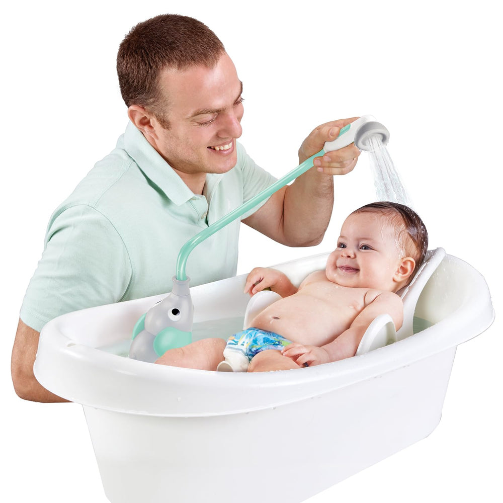Yookidoo portable battery operated shower for one handed use
