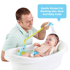 Yookidoo trunk rinser waters bath with playful spray for infants.