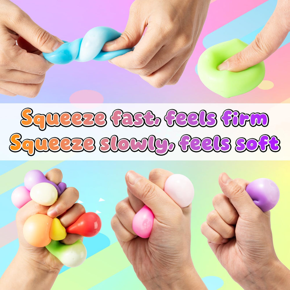 Yooshi pull-stretch-squeeze durability maintains shape after repeated use