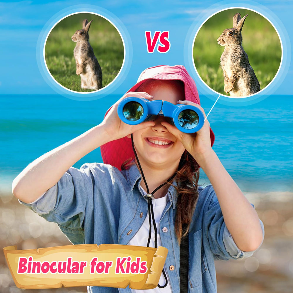 YOPINSAND Kids Binoculars ideal for bird watching and nature exploration.