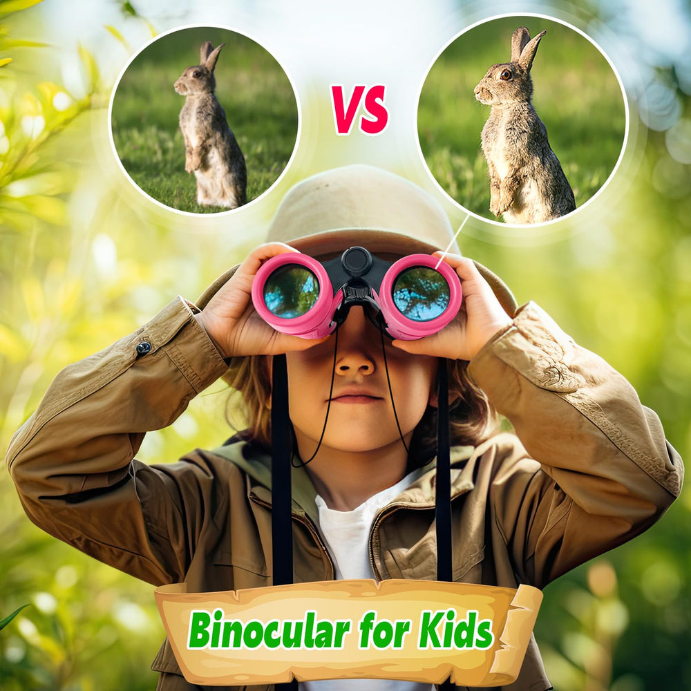 YOPINSAND Kids Binoculars colorful gift box makes gifting visually exciting