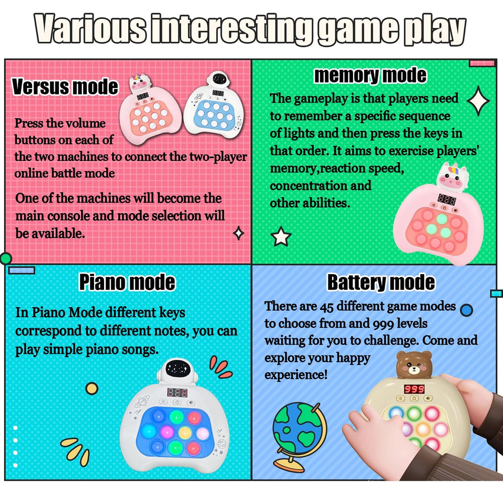 YOPYCCD piano mode offers musical exploration alongside classic popping fun