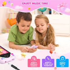 Yosfeng kids smart phone MP3 player for kid-friendly tunes.