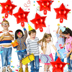YOTHORN birthday party decor featuring star-shaped balloon accents.