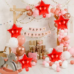 YOTHORN star balloons ideal for weddings and anniversaries.
