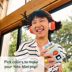 Matching wrist lanyard for the Yoto Mini, enabling easy, kid-friendly transport.