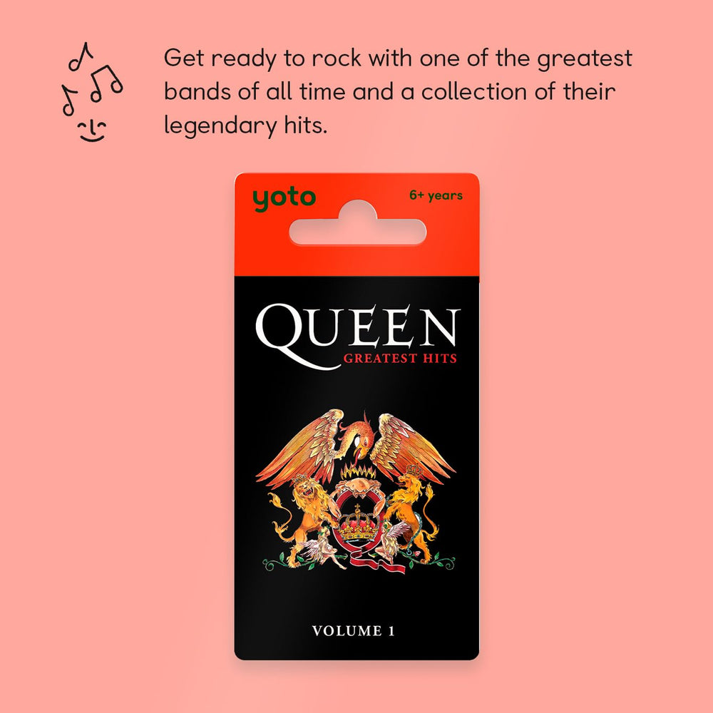 YOTO Queen Volume 1 plays on a Yoto Player for effortless, screen-free listening.