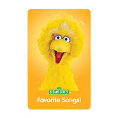 YOTO Sesame Street Favorite Songs card front for screen-free play