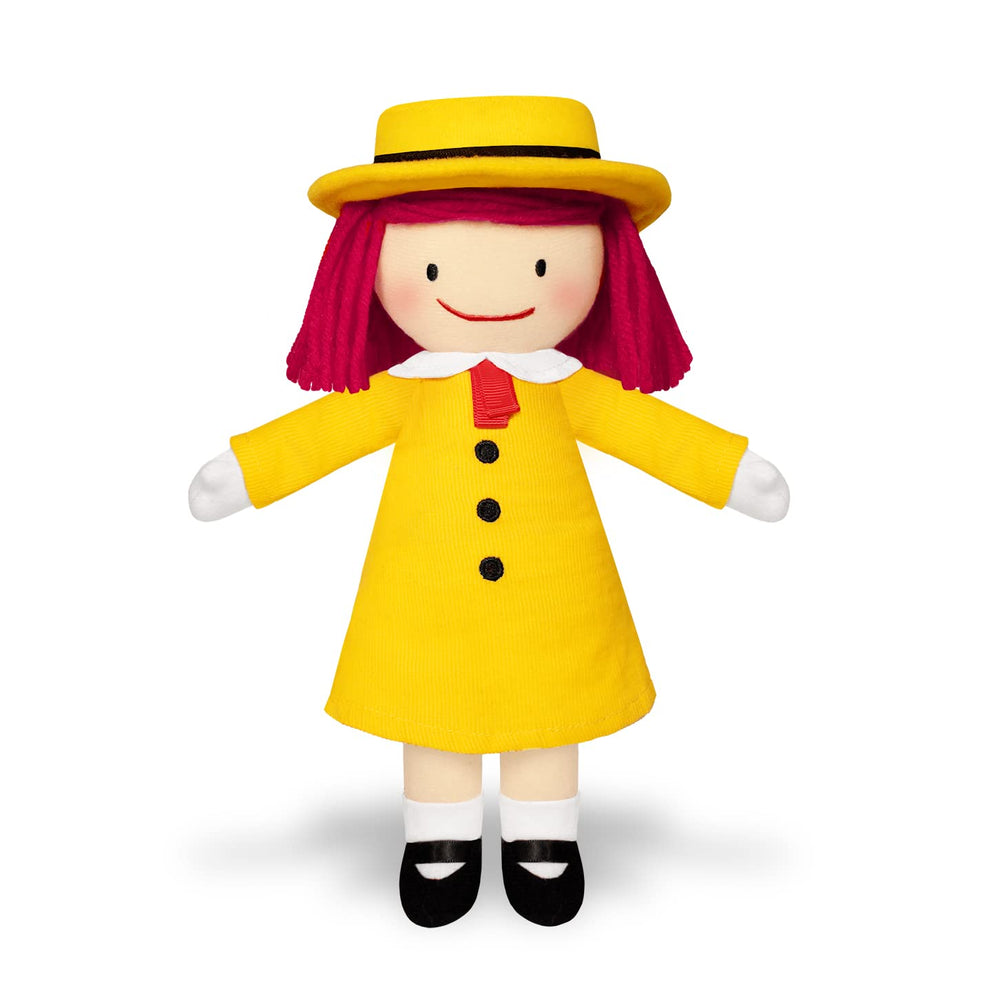 YOTTOY Bonjour Madeline doll in yellow dress, front view for imaginative play
