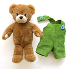 YOTTOY Corduroy Bear with soft caramel fur offers a cozy, huggable texture