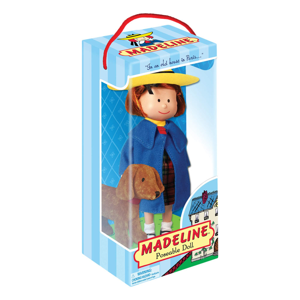 YOTTOY Genevieve soft plush with embroidered details and leash.