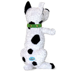 YOTTOY Harry the Dog plush, side view, showcases soft chenille texture for comforting hugs.