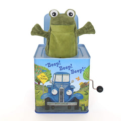 YOTTOY Little Blue Truck plush toy with music invites gentle interactive discovery for infants.