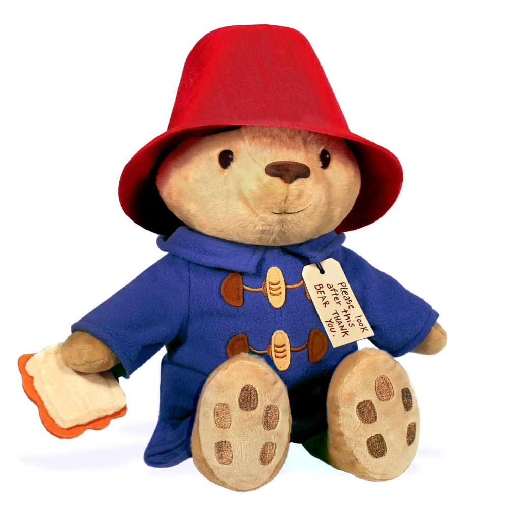 YOTTOY Paddington Bear classic seated 12-inch plush for cozy playtime and display