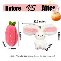 YOUBLEK bunny plush Easter decor and shelf companion