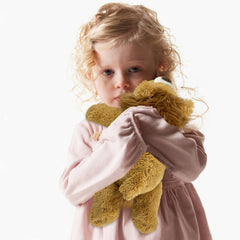 YOUBLEK gift-ready yellow lion plush for kids or adults