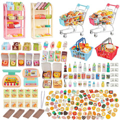 YOUHORYA mini food items variety for imaginative pretend shopping play