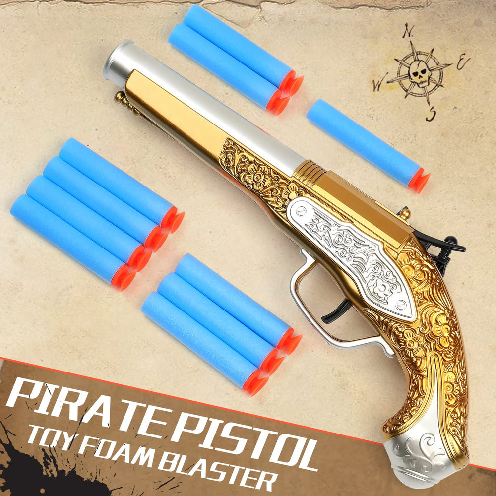 Youlechen pirate foam darts soft foam 20pcs for gentle play