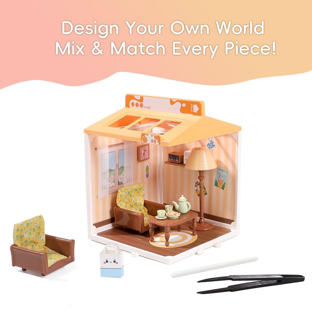 YOULIAMAO DIY miniature living room assembly invites easy, satisfying hands-on crafting