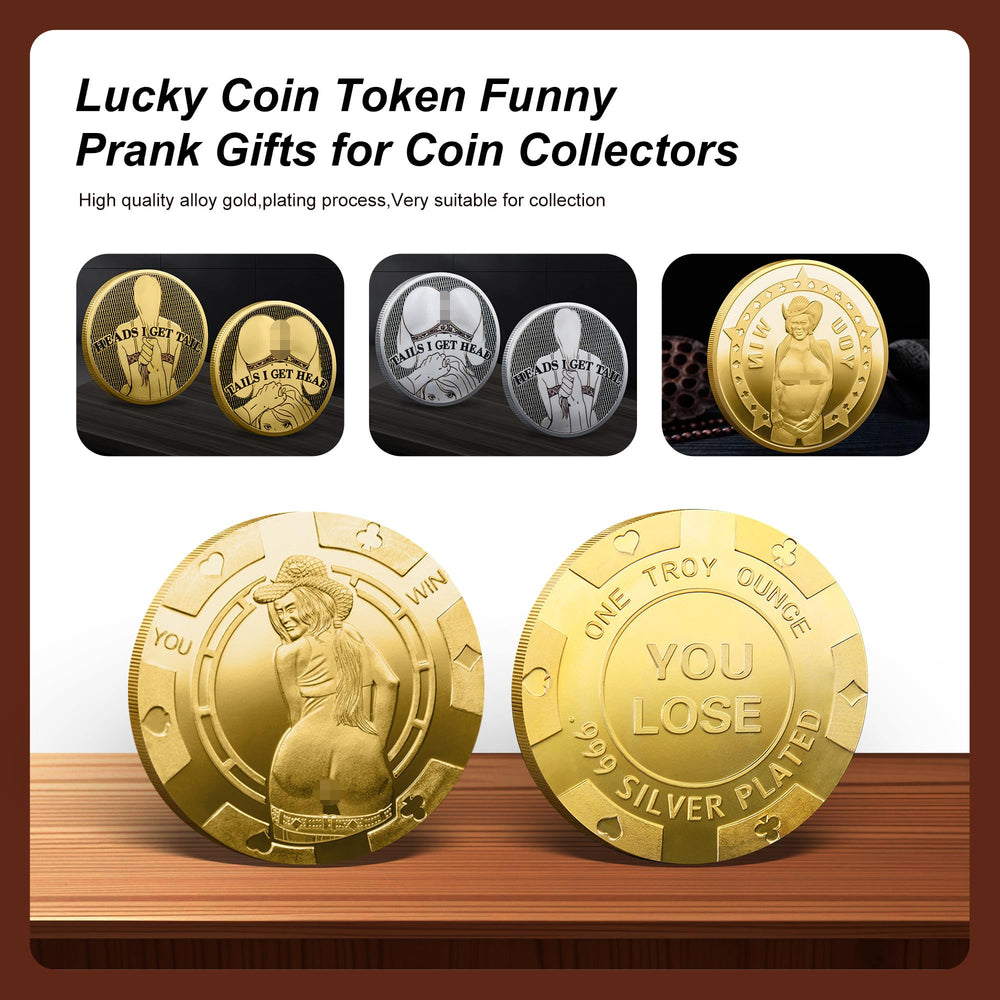 YOUNEEDFUL romantic date icebreaker coin adds fun mood to evenings