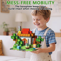 Youngyes baseplates hold up to 25 magnetic blocks for expansive designs.