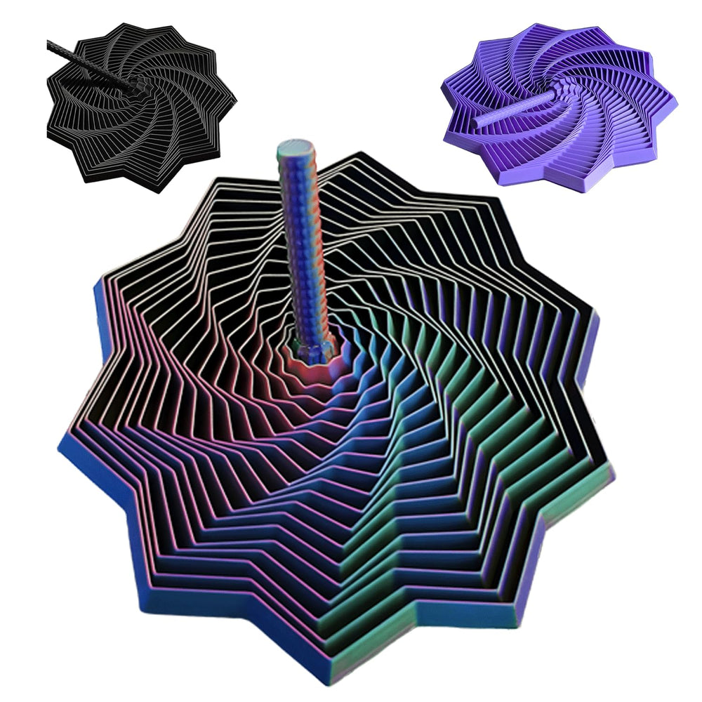 Younixo 3D printed sensory star front view for discreet desk stress relief.
