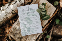 Your Main Event Prints packaging showcasing whimsical eucalyptus design
