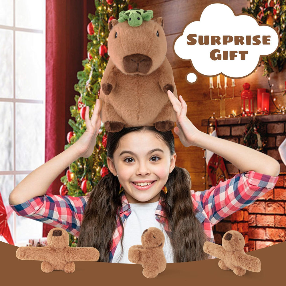 Youthfuljive capybara plush pillow for cozy bedtime