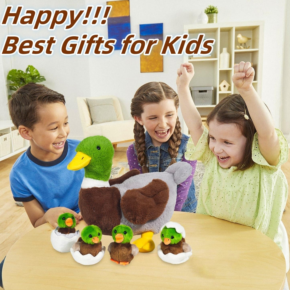 Youthfuljive mallard duck baby ducks plush for stories