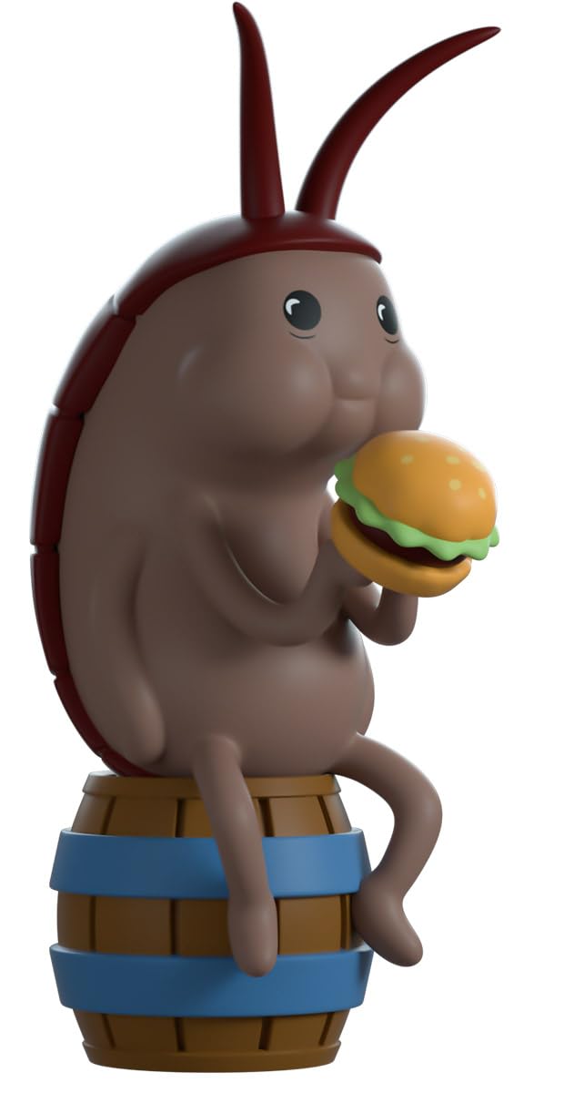 Youtooz cockroach figure ships with protective sleeve for safe delivery.