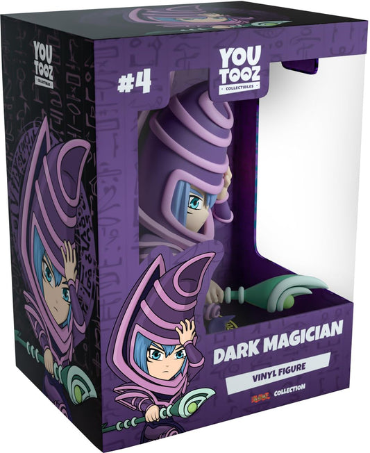 Youtooz Dark Magician 5-inch figure front view, ideal for display shelves