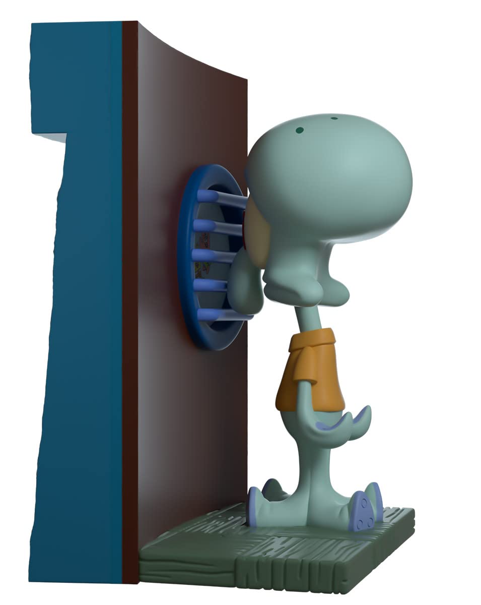 Youtooz Inside Squidward figure blinds detail; highlights scene-inspired design.