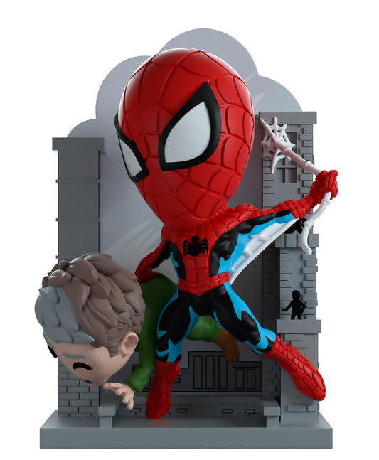 Youtooz Marvel Spider-Man Amazing Fantasy 15 figure on display