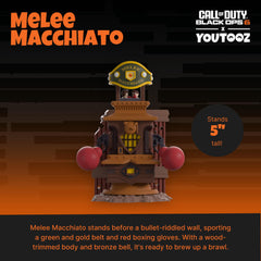 Youtooz Melee Macchiato in-pack code card for bonus content.