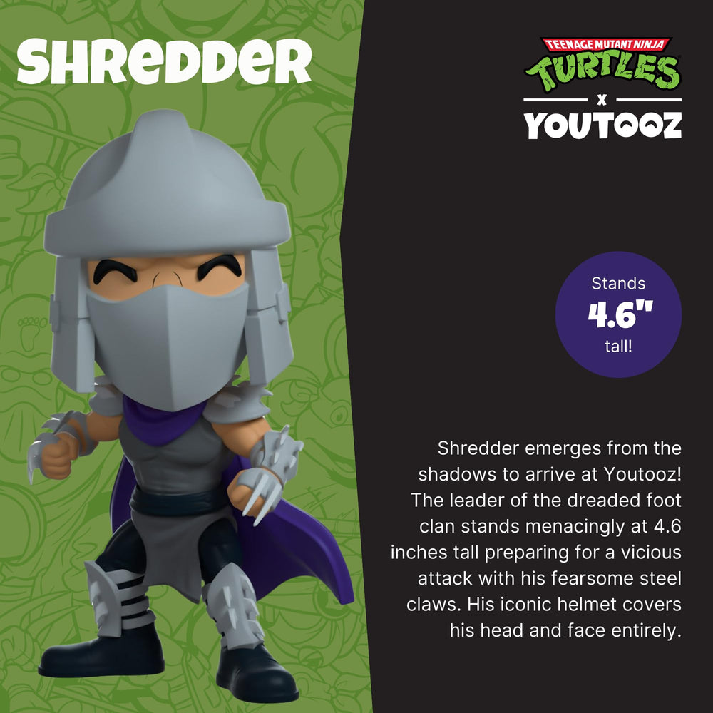 YouTooz Shredder packaging rooftop scene highlights collector-ready exterior.