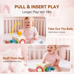 Youuys Mermaid tissue box toy tail sound feature delights infants with cause-and-effect play.