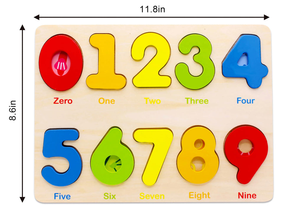 You&Xi wooden board helps color recognition and number learning during play